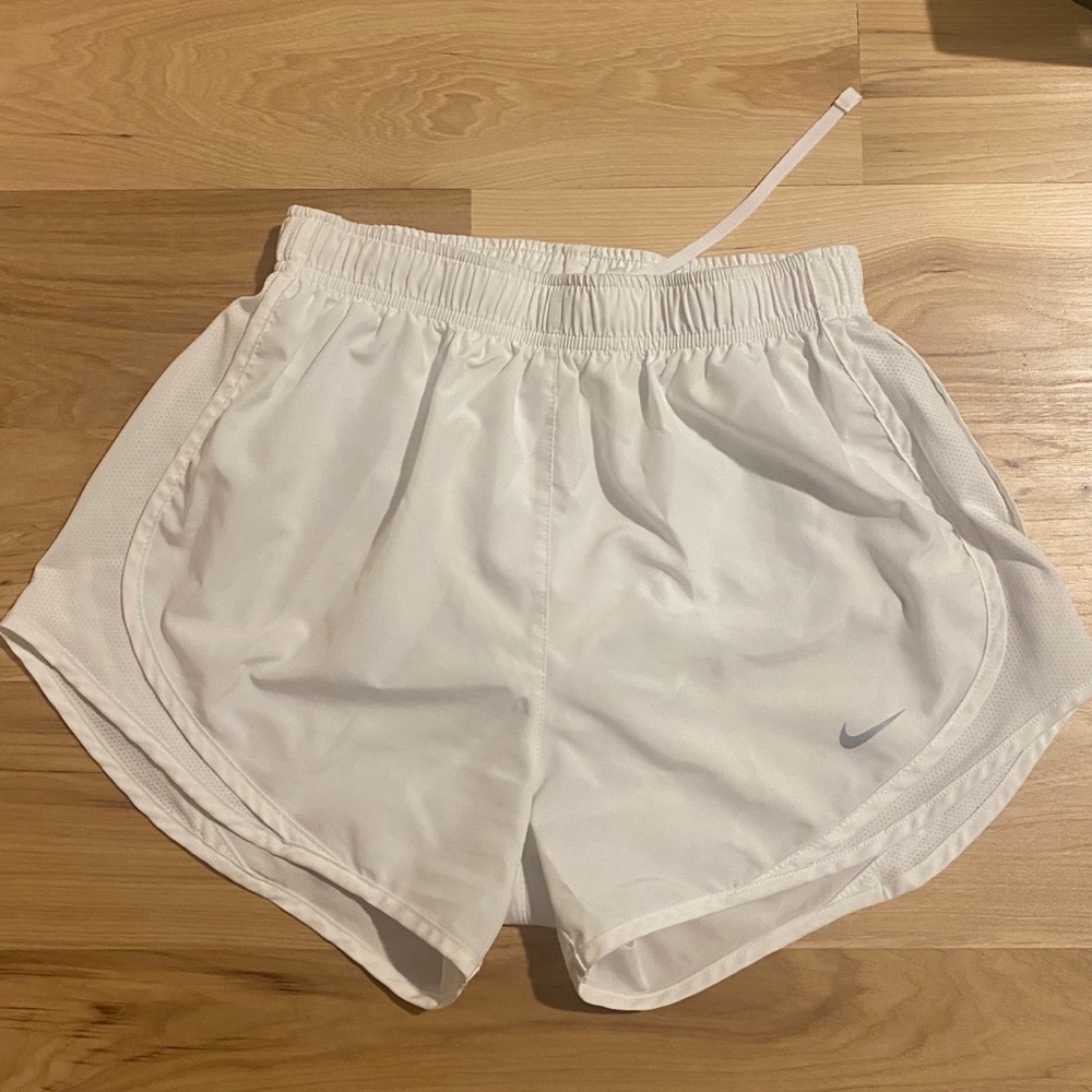 Nike White Running Shorts